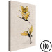 Canvas Print Golden cranes - a stylized japanese-style composition in beige 136523 additionalThumb 6