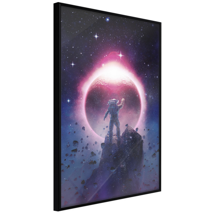 Wall Poster Close Encounter - fantasy with an astronaut against stars and the moon 137523 additionalImage 3