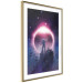 Wall Poster Close Encounter - fantasy with an astronaut against stars and the moon 137523 additionalThumb 2