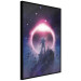 Wall Poster Close Encounter - fantasy with an astronaut against stars and the moon 137523 additionalThumb 3
