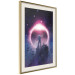 Wall Poster Close Encounter - fantasy with an astronaut against stars and the moon 137523 additionalThumb 3