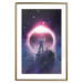 Wall Poster Close Encounter - fantasy with an astronaut against stars and the moon 137523 additionalThumb 19