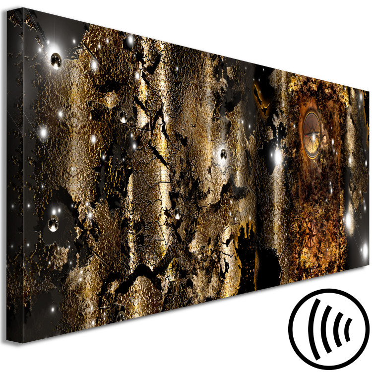 Canvas Print Treasure Hunters (1-piece) Narrow - glamour-style abstraction 137923 additionalImage 6