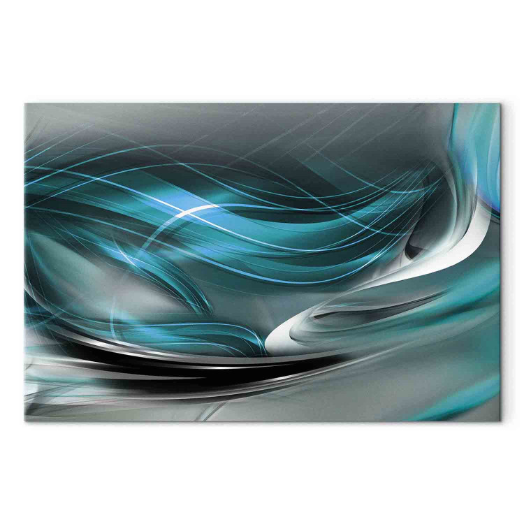 Canvas Art Print Turquoise Symphony (1 Part) Wide 138323 additionalImage 7