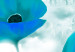 Canvas Emerald Poppies (1-piece) Wide - flowers under a blue sky 142323 additionalThumb 5