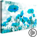 Canvas Emerald Poppies (1-piece) Wide - flowers under a blue sky 142323 additionalThumb 6