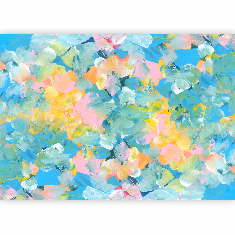 Wall Mural Painted meadow - colourful abstraction with various flowers in bloom 142823 additionalImage 5
