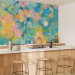 Wall Mural Painted meadow - colourful abstraction with various flowers in bloom 142823 additionalThumb 7
