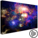Canvas Art Print Luminous Planets (1-piece) - colorful landscape amidst starlight 145123 additionalThumb 6