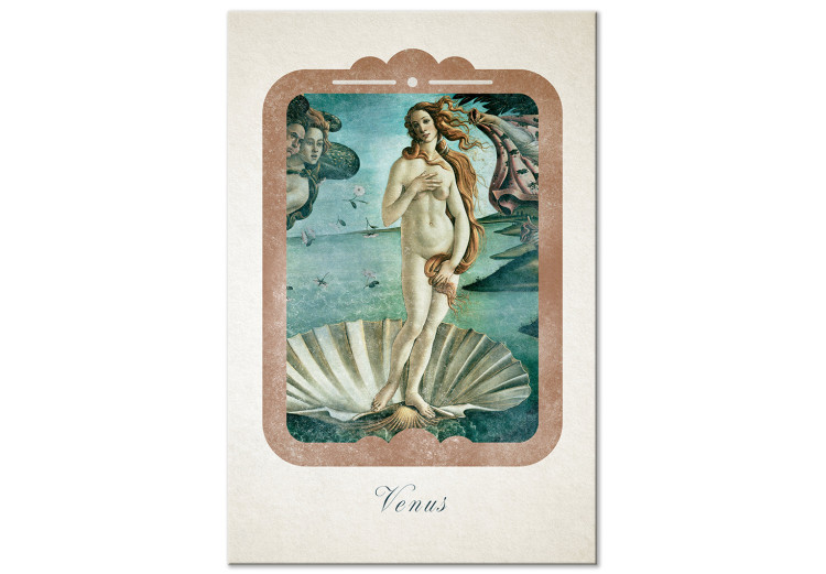 Canvas Birth of Venus - Fragment of a Painting by Botticelli 146123