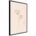 Poster Linear Flower - Delicate Minimalist Composition on a Beige Background 146323 additionalThumb 9