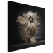 Canvas Art Print AI Bergamasco Dog - Happily Running Shaggy Animal - Square 150223 additionalThumb 2