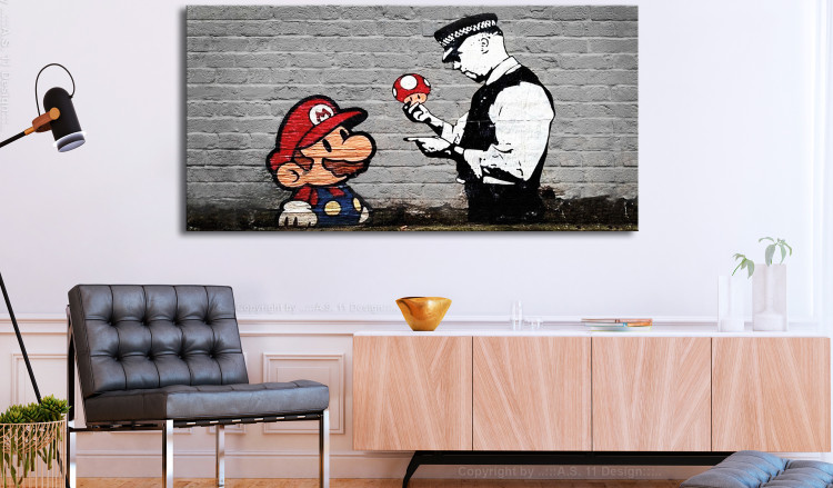 Large canvas print Super Mario Mushroom Cop II [Large Format] 150823 additionalImage 6
