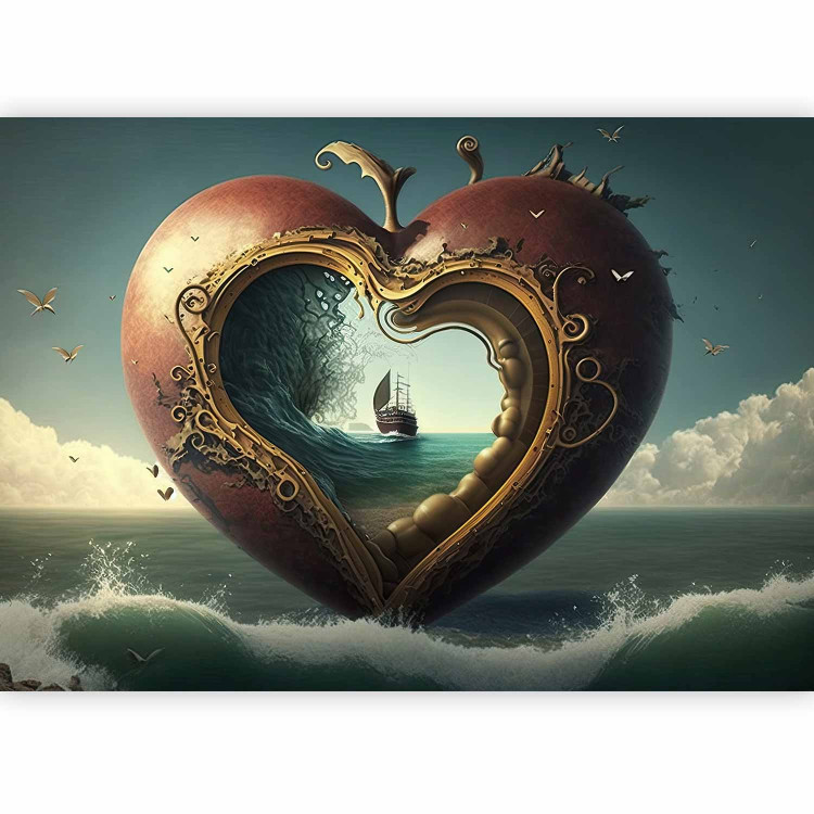 Wall Mural Ship in the Heart - A Surreal Landscape Inspired by Dali’s Works 151023 additionalImage 1