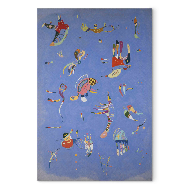 Reproduction Painting Blue Sky - A Composition With Abstract Forms by Kandinsky 151623