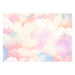Photo Wallpaper Colorful Clouds - Rainbow Composition in Illustrative Style 159923 additionalThumb 1
