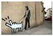 Canvas Print Barking dog (Banksy) 58923