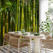 Wall Mural Orient - bright motif with close-up on bamboos and exotic leaves 88723 additionalThumb 7