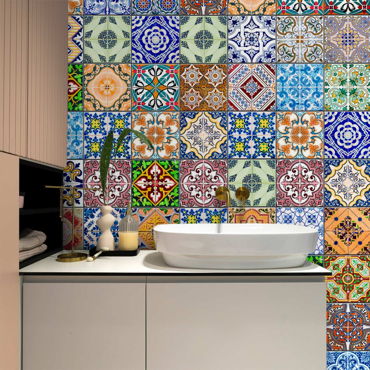 Modern Wallpaper Magma Colorful Mosaic 89623 additionalImage 8