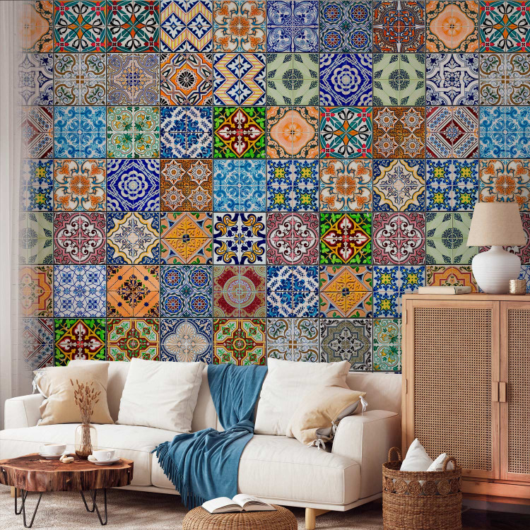 Modern Wallpaper Magma Colorful Mosaic 89623