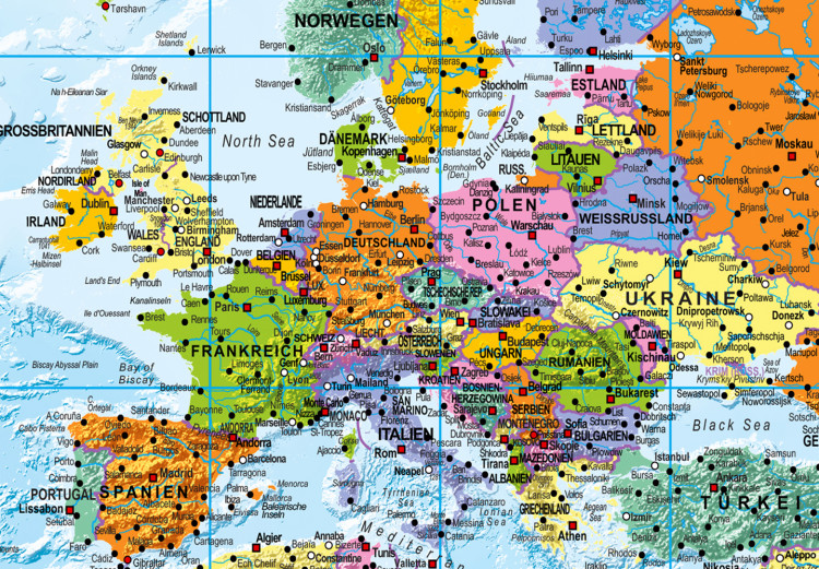 Decorative Pinboard World Map: Orbis Terrarum [Cork Map - German Text] 99123 additionalImage 9