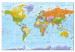 Decorative Pinboard World Map: Orbis Terrarum [Cork Map - German Text] 99123 additionalThumb 2