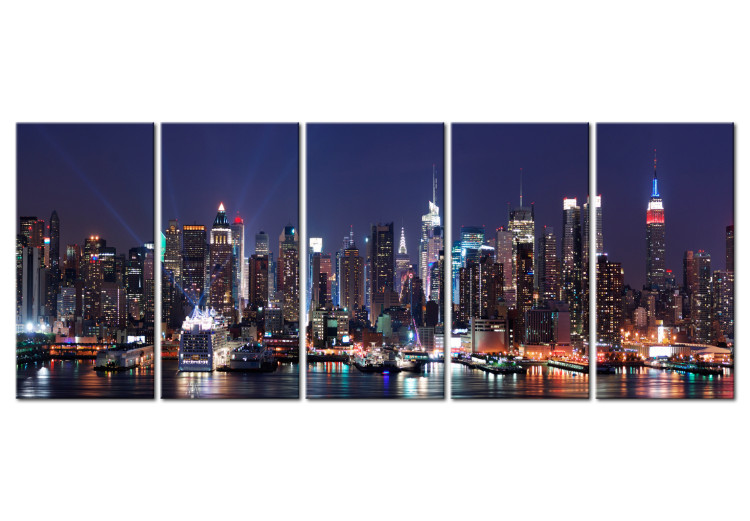 Print On Glass New York: Play of Lights [Glass] 104933 additionalImage 2