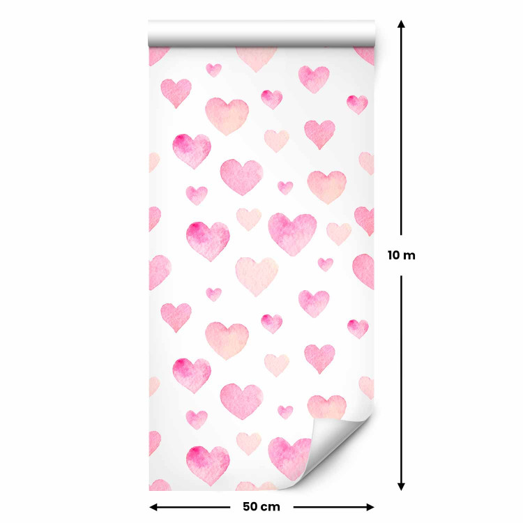 Modern Wallpaper Pink Hearts 108133 additionalImage 7