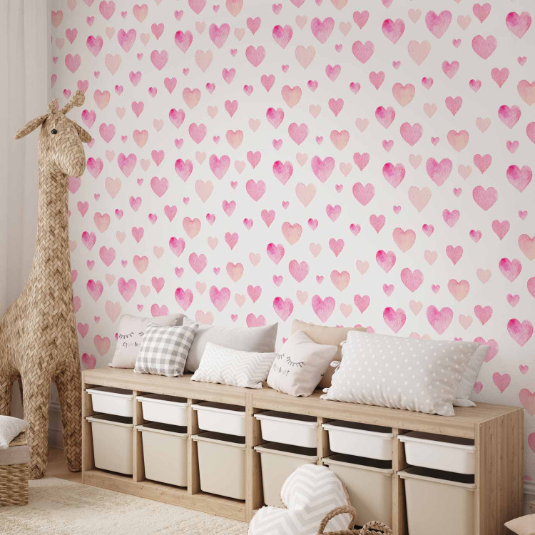Modern Wallpaper Pink Hearts 108133 additionalImage 10