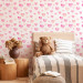 Modern Wallpaper Pink Hearts 108133