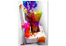 Canvas 3D Space (1-part) - Colorful World of Abstract Forms 115033