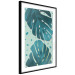 Poster Moistened Leaves - green composition with tropical perforated leaves 116933 additionalThumb 11