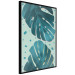 Poster Moistened Leaves - green composition with tropical perforated leaves 116933 additionalThumb 10