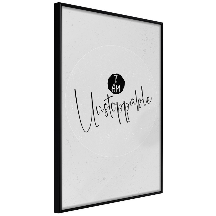Wall Poster I Am Unstoppable - minimalist composition with English texts 117433 additionalImage 10