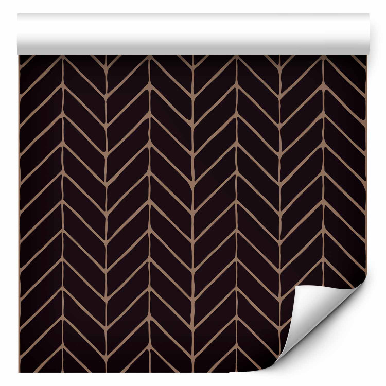 Wallpaper Harmony of Patterns (Black) 122633 additionalImage 1
