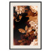 Wall Poster September Night - flowers and leaves in autumn colors on black background 123933 additionalThumb 19