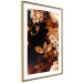 Wall Poster September Night - flowers and leaves in autumn colors on black background 123933 additionalThumb 8