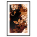 Wall Poster September Night - flowers and leaves in autumn colors on black background 123933 additionalThumb 15