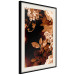 Wall Poster September Night - flowers and leaves in autumn colors on black background 123933 additionalThumb 3