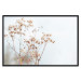 Poster Cloudy Morning - plant landscape against a blurred background of bright sky 129833 additionalThumb 16