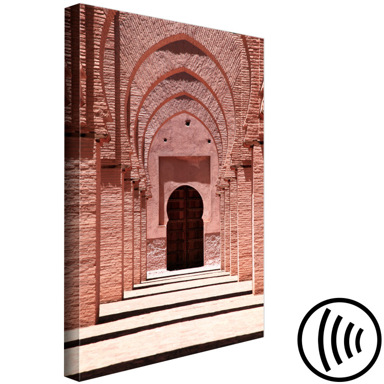 Canvas Print Pink Arcades (1-piece) Vertical - architecture of the Arab city 134733 additionalImage 6