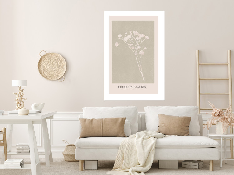 Poster French Garden - bright botanical composition with French text 136533 additionalImage 12