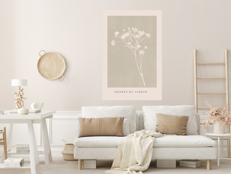 Poster French Garden - bright botanical composition with French text 136533 additionalImage 10
