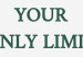 Poster Your Only Limit Is Your Mind - green English text on white 137233 additionalThumb 3