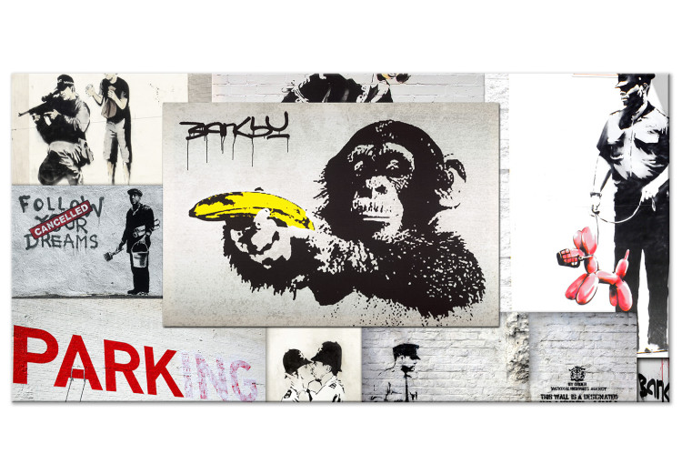 Large canvas print Banksy: Police Fantasies II [Large Format] 137533