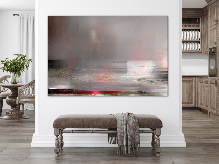 Canvas Print Peaceful Dream (1-piece) Wide - abstraction in dark colors 138133 additionalImage 3