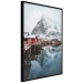 Wall Poster Full Strength - landscape of red cottages against a snow-covered mountain 138733 additionalThumb 4