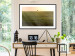 Wall Poster Autumn Morning - landscape scenery of a field against the setting sun 141233 additionalThumb 4