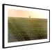 Wall Poster Autumn Morning - landscape scenery of a field against the setting sun 141233 additionalThumb 11
