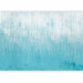 Photo Wallpaper Painted gradient - minimalist white rain on a turquoise background 142633 additionalThumb 5